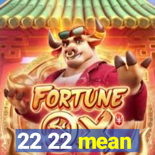 22 22 mean